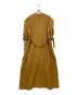 HYKE (ハイク) LINEN SHORT SLEEVE MAXI DRESS キャメル サイズ:1：16000円