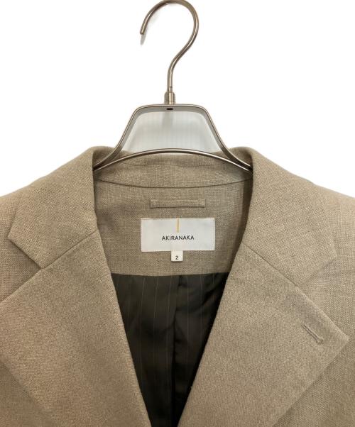 AKIRA NAKA（アキラナカ）AKIRA NAKA (アキラナカ) FLOREN スリーブレスジャケット ベージュ サイズ:2の古着・服飾アイテム