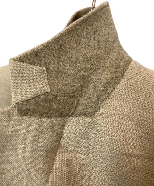 AKIRA NAKA（アキラナカ）AKIRA NAKA (アキラナカ) FLOREN スリーブレスジャケット ベージュ サイズ:2の古着・服飾アイテム