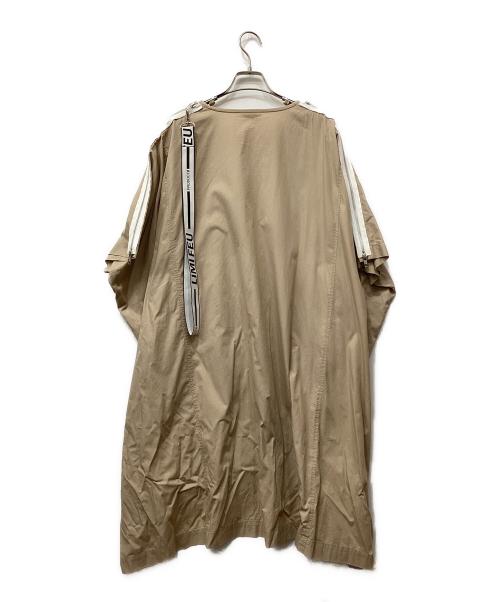 LIMI feu（リミフゥ）LIMI feu (リミフゥ) ロゴベルト付ワンピース ベージュ サイズ:Sの古着・服飾アイテム