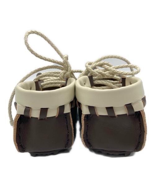 beautiful people（ビューティフルピープル）beautiful people (ビューティフルピープル) レースアップレザーシューズ ブラウン サイズ:2の古着・服飾アイテム