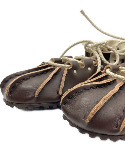 beautiful people（ビューティフルピープル）beautiful people (ビューティフルピープル) レースアップレザーシューズ ブラウン サイズ:2の古着・服飾アイテム