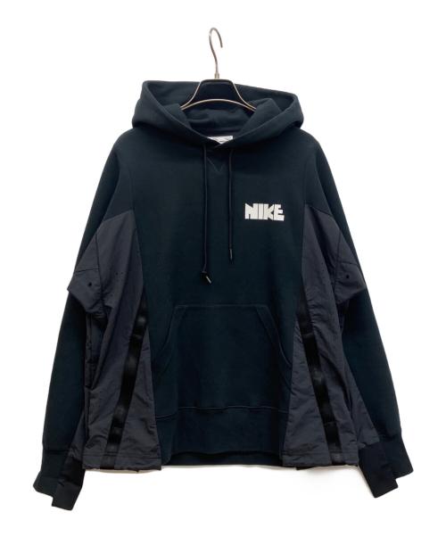 NIKE（ナイキ）NIKE (ナイキ) sacai (サカイ) NRG HOODIE ブラック サイズ:Sの古着・服飾アイテム