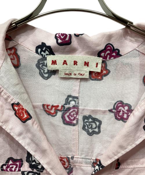 MARNI（マルニ）MARNI (マルニ) 総柄ワンピース ピンク サイズ:38の古着・服飾アイテム