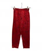 forte forteフォルテ・フォルテ）の古着「総柄イージーパンツ」｜レッド