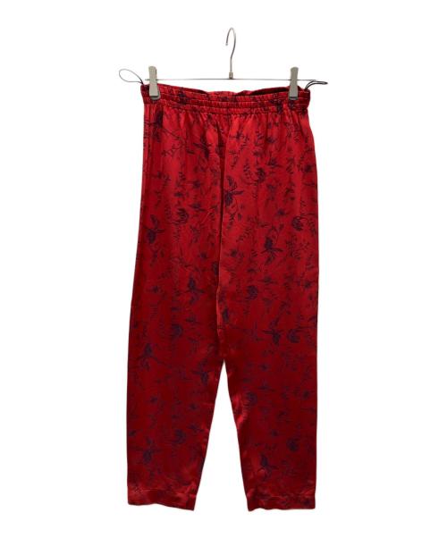 forte forte（フォルテ・フォルテ）forte forte (フォルテ・フォルテ) 総柄イージーパンツ レッド サイズ:SIZE 1の古着・服飾アイテム