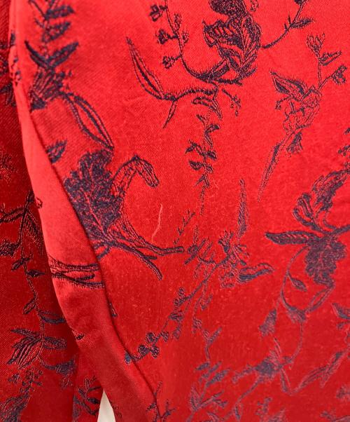 forte forte（フォルテ・フォルテ）forte forte (フォルテ・フォルテ) 総柄イージーパンツ レッド サイズ:SIZE 1の古着・服飾アイテム