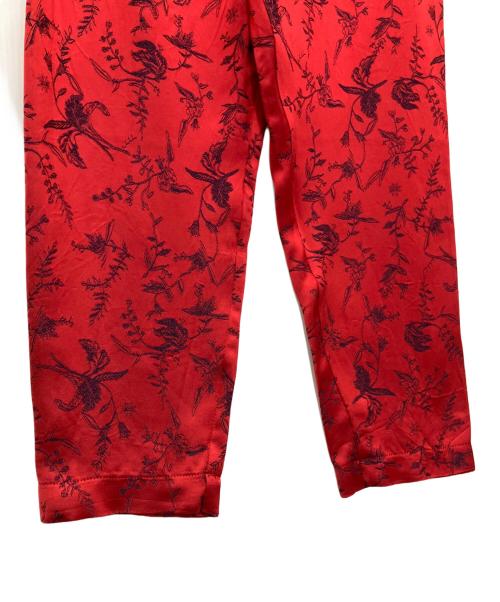 forte forte（フォルテ・フォルテ）forte forte (フォルテ・フォルテ) 総柄イージーパンツ レッド サイズ:SIZE 1の古着・服飾アイテム