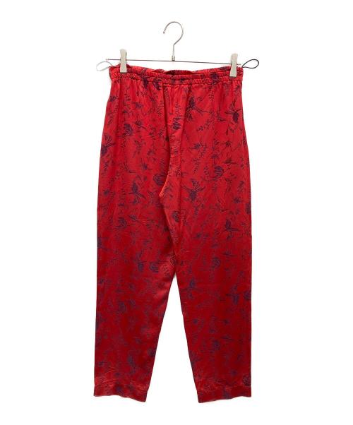 forte forte（フォルテ・フォルテ）forte forte (フォルテ・フォルテ) 総柄イージーパンツ レッド サイズ:SIZE 1の古着・服飾アイテム