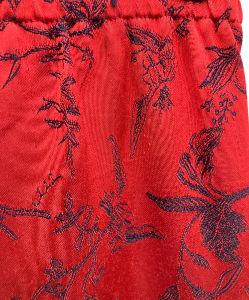 forte forte（フォルテ・フォルテ）forte forte (フォルテ・フォルテ) 総柄イージーパンツ レッド サイズ:SIZE 1の古着・服飾アイテム