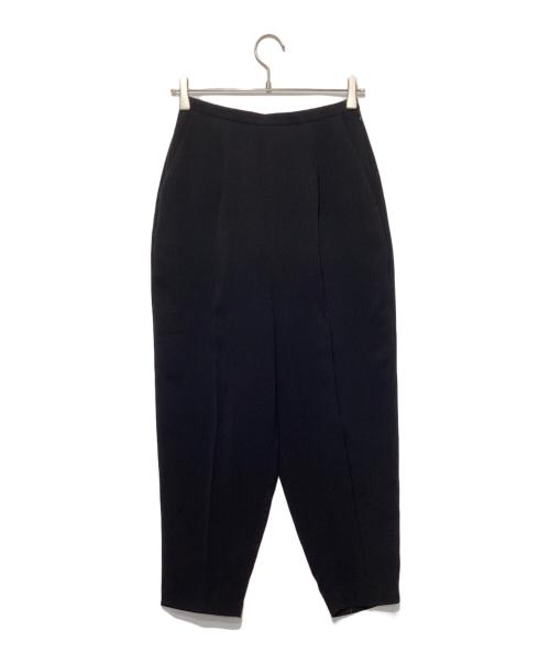 ENFOLD（エンフォルド）ENFOLD (エンフォルド) ダブルクロスコクーンパンツ ブラック サイズ:36の古着・服飾アイテム