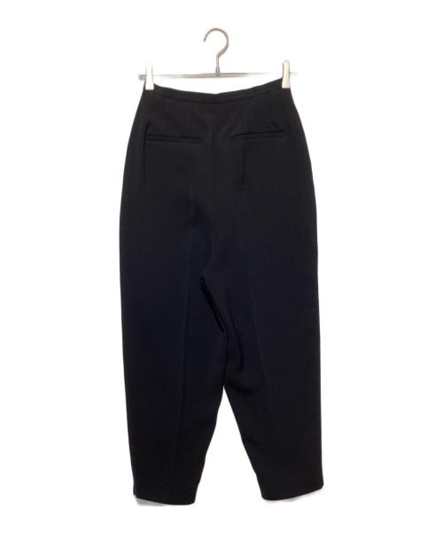 ENFOLD（エンフォルド）ENFOLD (エンフォルド) ダブルクロスコクーンパンツ ブラック サイズ:36の古着・服飾アイテム