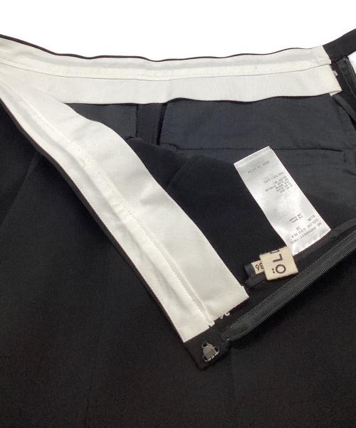 ENFOLD（エンフォルド）ENFOLD (エンフォルド) ダブルクロスコクーンパンツ ブラック サイズ:36の古着・服飾アイテム