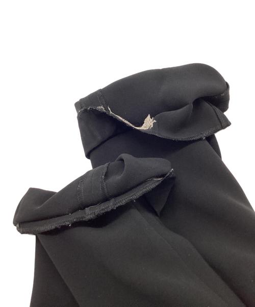 ENFOLD（エンフォルド）ENFOLD (エンフォルド) ダブルクロスコクーンパンツ ブラック サイズ:36の古着・服飾アイテム