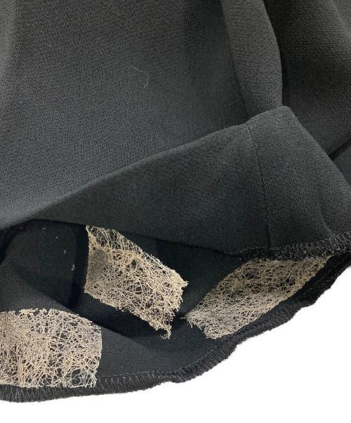 ENFOLD（エンフォルド）ENFOLD (エンフォルド) ダブルクロスコクーンパンツ ブラック サイズ:36の古着・服飾アイテム