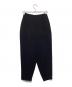 ENFOLD（エンフォルド）の古着「ダブルクロスコクーンパンツ」｜ブラック