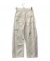6(ROKU) BEAUTY&YOUTH (ロク ビューティーアンドユース) WHITE DENIM PRINT PANTS ベージュ サイズ:34：15000円