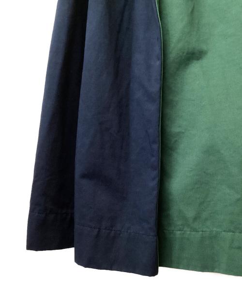 MARNI（マルニ）MARNI (マルニ) バイカラースカート ネイビー サイズ:40の古着・服飾アイテム