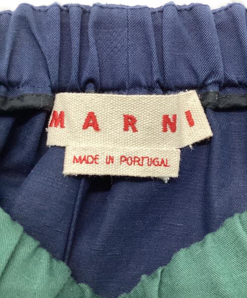 MARNI（マルニ）MARNI (マルニ) バイカラースカート ネイビー サイズ:40の古着・服飾アイテム