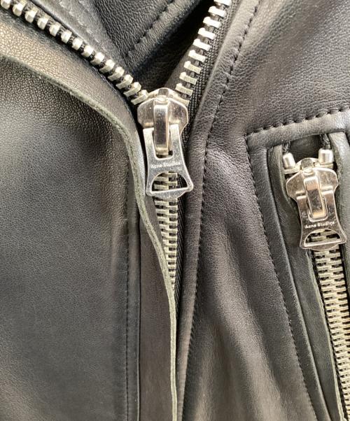 Acne studios（アクネ ストゥディオズ）Acne studios (アクネ ストゥディオス) ダブルライダースジャケット ブラック サイズ:32の古着・服飾アイテム