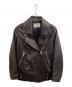 Acne studios（アクネ ストゥディオス）の古着「ダブルライダースジャケット」｜ブラック