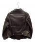 Acne studios (アクネ ストゥディオス) ダブルライダースジャケット ブラック サイズ:32：55000円