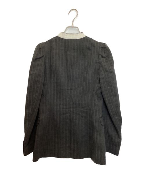 DRIES VAN NOTEN（ドリスヴァンノッテン）DRIES VAN NOTEN (ドリスヴァンノッテン) カットオフジャケット グレー サイズ:34の古着・服飾アイテム