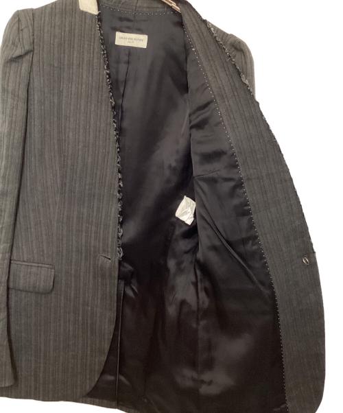 DRIES VAN NOTEN（ドリスヴァンノッテン）DRIES VAN NOTEN (ドリスヴァンノッテン) カットオフジャケット グレー サイズ:34の古着・服飾アイテム