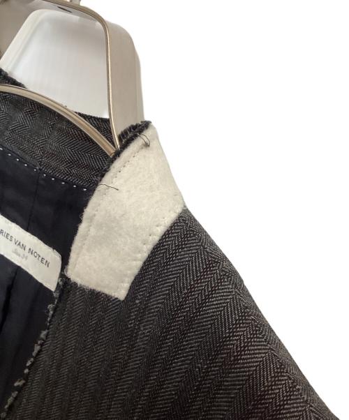 DRIES VAN NOTEN（ドリスヴァンノッテン）DRIES VAN NOTEN (ドリスヴァンノッテン) カットオフジャケット グレー サイズ:34の古着・服飾アイテム