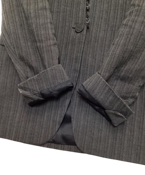 DRIES VAN NOTEN（ドリスヴァンノッテン）DRIES VAN NOTEN (ドリスヴァンノッテン) カットオフジャケット グレー サイズ:34の古着・服飾アイテム