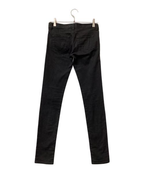 Saint Laurent Paris（サンローランパリ）Saint Laurent Paris (サンローランパリ) Saint Laurent Paris スキニーデニムパンツ ブラック サイズ:63.5㎝(W25)の古着・服飾アイテム