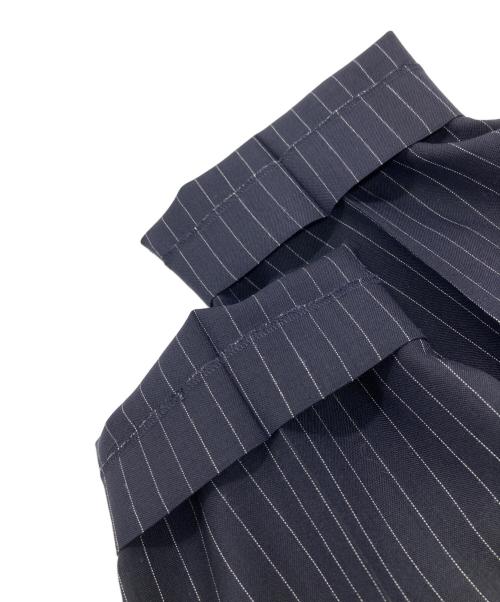 ENFOLD（エンフォルド）ENFOLD (エンフォルド) ストライプコクーンパンツ ネイビー サイズ:36の古着・服飾アイテム