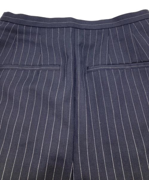 ENFOLD（エンフォルド）ENFOLD (エンフォルド) ストライプコクーンパンツ ネイビー サイズ:36の古着・服飾アイテム