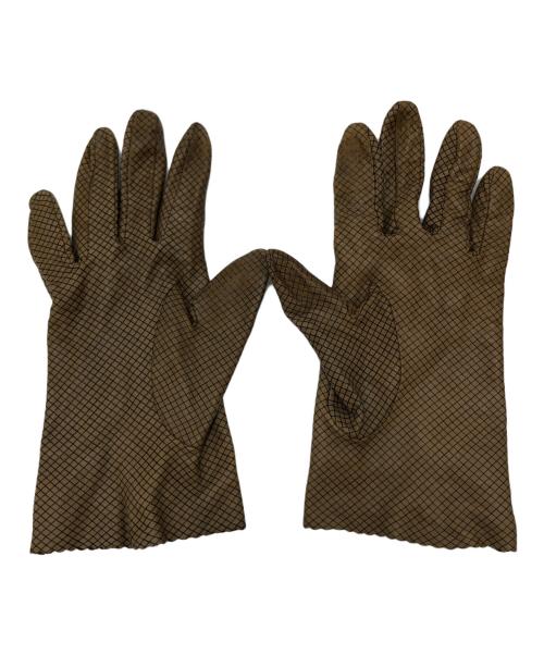 UNDERCOVER（アンダーカバー）UNDERCOVER (アンダーカバー) レザーグローブ ブラウン サイズ:F(22cm)の古着・服飾アイテム
