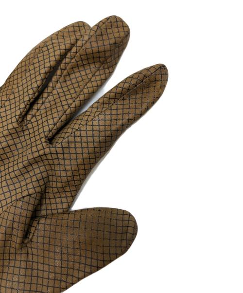 UNDERCOVER（アンダーカバー）UNDERCOVER (アンダーカバー) レザーグローブ ブラウン サイズ:F(22cm)の古着・服飾アイテム