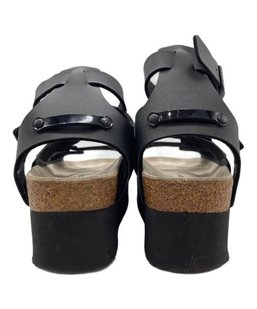 sacai（サカイ）sacai (サカイ) BIRKENSTOCK (ビルケンシュトック) 厚底サンダル ブラック サイズ:38の古着・服飾アイテム