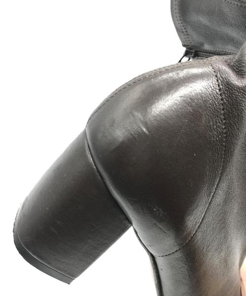 DRIES VAN NOTEN（ドリスヴァンノッテン）DRIES VAN NOTEN (ドリスヴァンノッテン) サイドジップブーツ ブラウン サイズ:37の古着・服飾アイテム