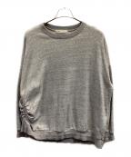 BLACK by moussyブラックバイマウジー）の古着「over size squeeze sweat」｜グレー