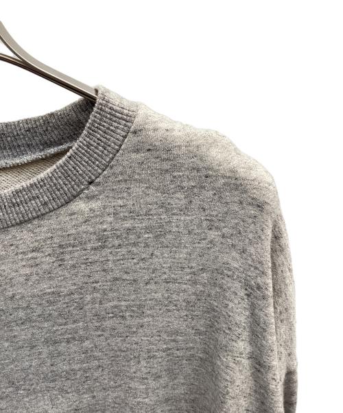 BLACK by moussy（ブラックバイマウジー）BLACK by moussy (ブラックバイマウジー) over size squeeze sweat グレー サイズ:フリーの古着・服飾アイテム