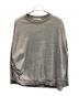 BLACK by moussy（ブラックバイマウジー）の古着「over size squeeze sweat」｜グレー