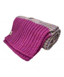 holiday（ホリデー）の古着「CABLEKNIT LONG MUFFLER」｜ピンク