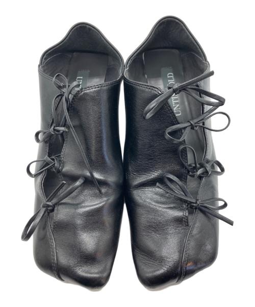 UNTISHOLD（アンチショルド）UNTISHOLD (アンチショルド) 	Rinaシューズ ブラック サイズ:SIZE 38の古着・服飾アイテム