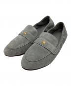 TORY BURCHトリーバーチ）の古着「バレエ ローファー」｜グレー