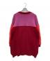 PAMEO POSE (パメオポーズ) Switching V-neck Sweater ピンク×レッド サイズ:FREE：6000円