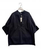 CLANEクラネ）の古着「DEEP SKIPPER SHIRT」｜ネイビー