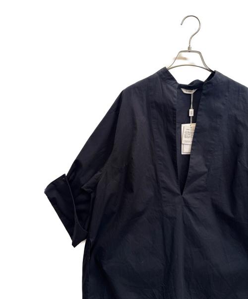 CLANE（クラネ）CLANE (クラネ) DEEP SKIPPER SHIRT ネイビー サイズ:2 未使用品の古着・服飾アイテム