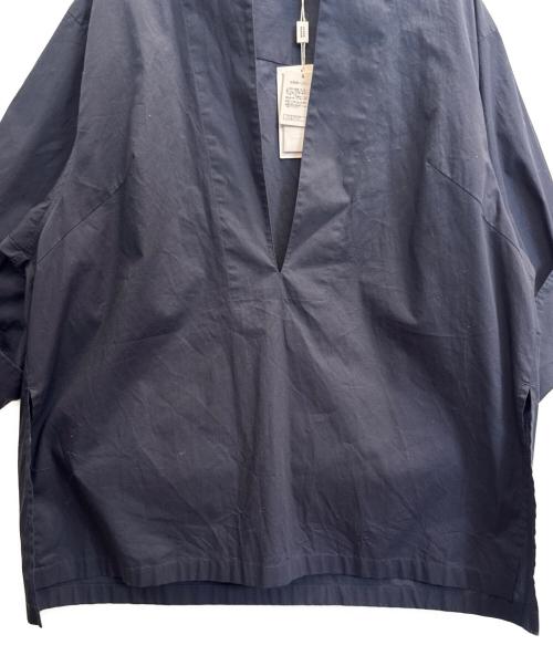 CLANE（クラネ）CLANE (クラネ) DEEP SKIPPER SHIRT ネイビー サイズ:2 未使用品の古着・服飾アイテム