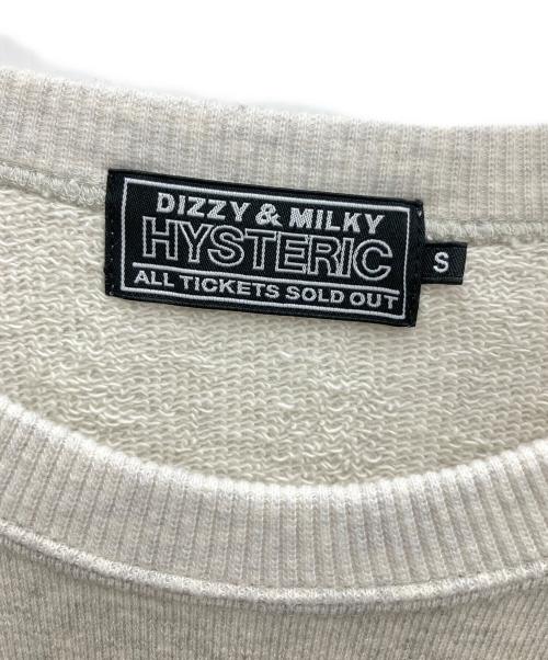 Hysteric Glamour（ヒステリックグラマー）Hysteric Glamour (ヒステリックグラマー) UNLIMITED FUN スウェット グレー サイズ:Sの古着・服飾アイテム