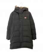 DANTONダントン）の古着「ファー付 ロングダウンジャケット」｜ブラック