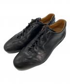 Santoniサントーニ）の古着「レザースニーカー」｜ブラック